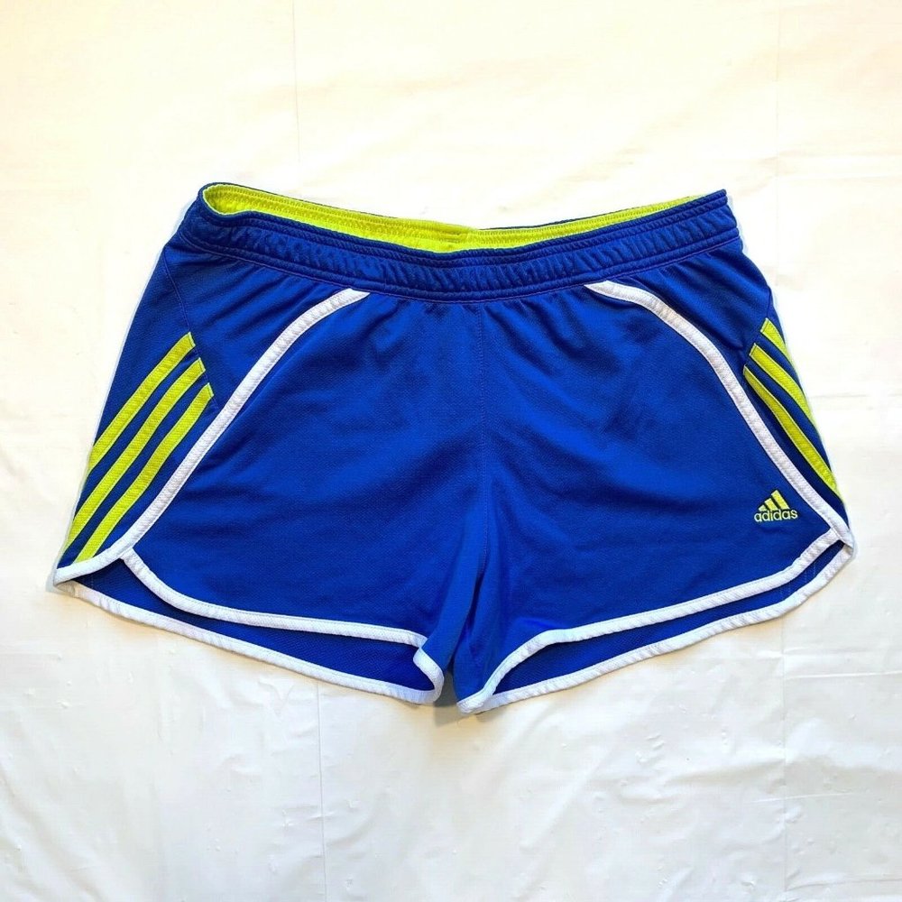 Adidas Athletic Shorts Womens Medium Running Training Lightweight 3 Stripes NEW‎